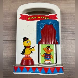 Vintage Sesame Street Magic Show Big Bird Cookie Monster Ernie Elmo Tyco 1993